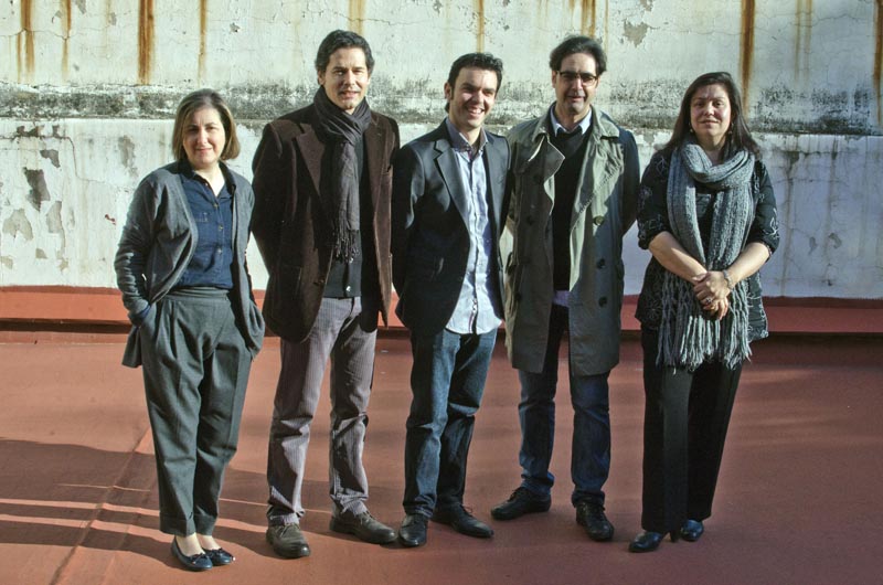 Els guardonats literaris. Fotografia de Carles Domènec.