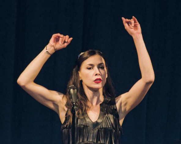 Olivia Ruiz a l'Institut Francès de Barcelona. © Fotografia de Carles Domènec