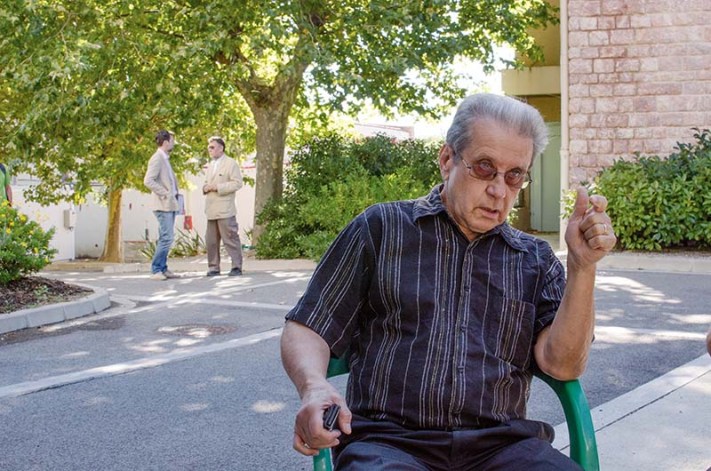 Robert Vinas, ponent al seminari sobre els reis de Mallorca, a Prada. © Fotografia de Carles Domènec