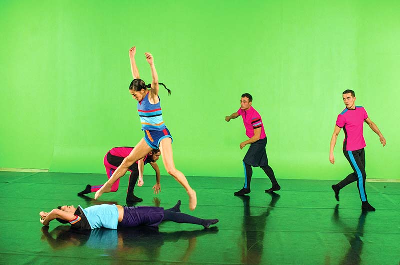 Cesc Gelabert al plató de Mediapro. © Fotografia de Carles Domènec