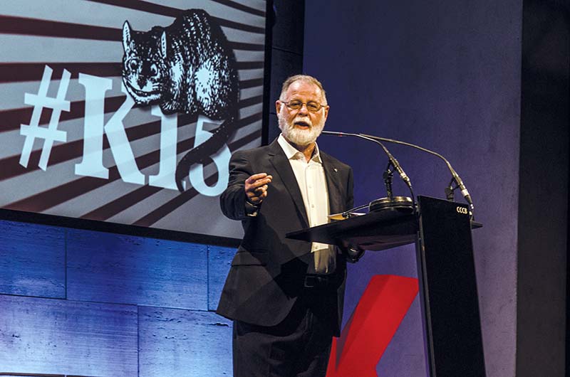 Alberto Manguel al CCCB © Fotografia de Carles Domènec