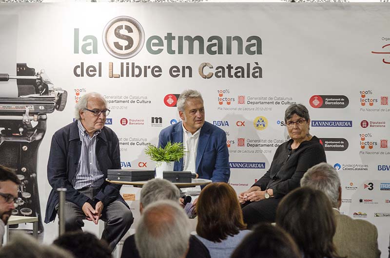 Lluís Bonada, Toni Puntí, Rosa Piñol. © Fotografia de Carles Domènec